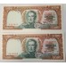 URUGUAY 1967 . FIVE THOUSAND 5,000 PESOS BANKNOTES